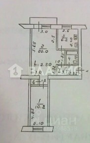 Продается 2-комн. квартира, 44 м²