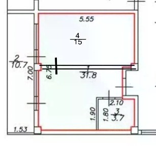 Продается студия, 23 м²