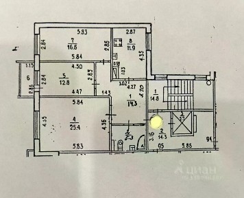 Продается 3-комн. квартира, 86 м²