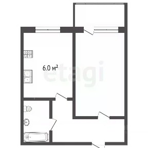 Продается 1-комн. квартира, 22,5 м²