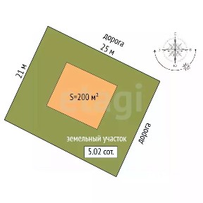 Продается участок, 502 сот.