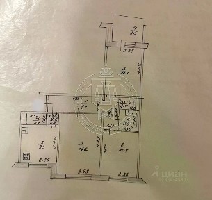 Продается 3-комн. квартира, 65 м²