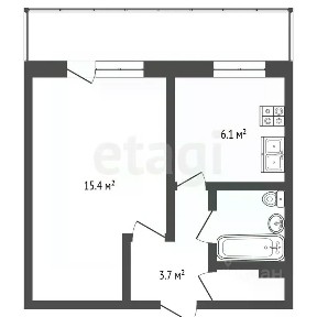 Продается 1-комн. квартира, 30 м²