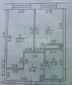 Продается 1-комн. квартира, 35,4 м²