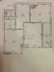 Продается 2-комн. квартира, 69,2 м²