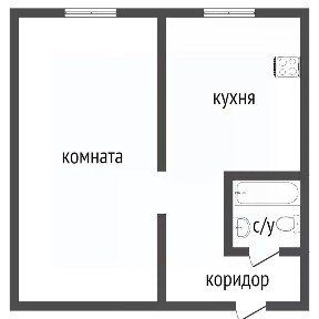 Продается 1-комн. квартира, 31,2 м²