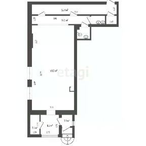Сдается помещение свободного назначения, 110 м²