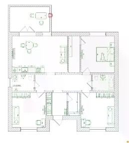 Продается 1-этажный дом, 110 м²