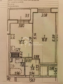 Сдается 1-комн. квартира, 34,6 м²