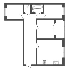 Сдается 3-комн. квартира, 58,9 м²