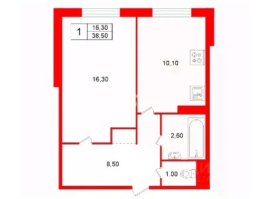 Санкт-Петербург, р-н Приморский, Юнтолово, Комендантский просп., 32К1