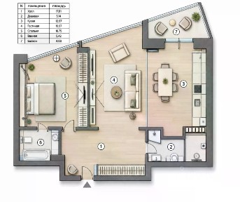 Продается 2-комн. квартира, 79,2 м²
