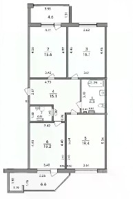 Продается 3-комн. квартира, 91,2 м²