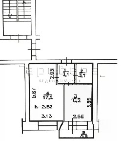 Сдается 1-комн. квартира, 33,6 м²