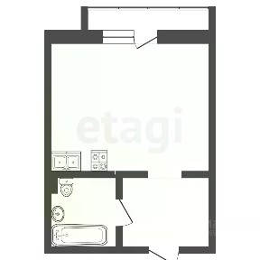 Продается 1-комн. квартира, 27 м²