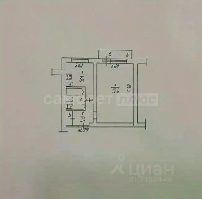 Продается 1-комн. квартира, 31,4 м²