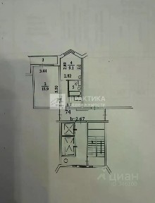 Продается 1-комн. квартира, 37,1 м²