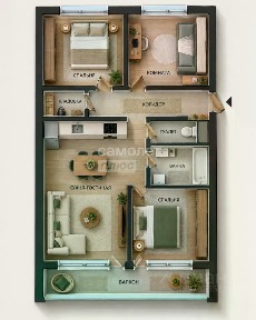 Продается 3-комн. квартира, 77,3 м²
