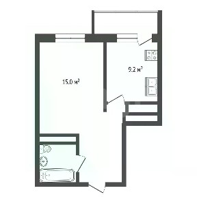 Продается 1-комн. квартира, 36,6 м²