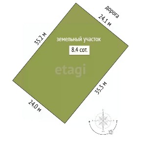Продается участок, 8,3 сот.