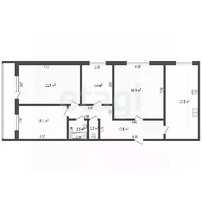 Продается 4-комн. квартира, 79,4 м²