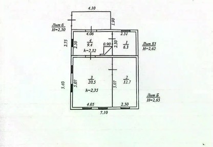 Продается 1-этажный дом, 48,9 м²