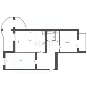 Продается 2-комн. квартира, 85,7 м²