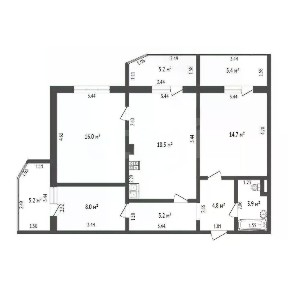 Продается 3-комн. квартира, 71,1 м²