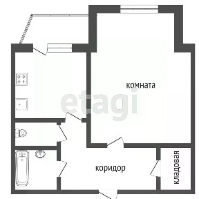 Продается 1-комн. квартира, 43,5 м²