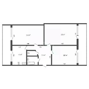 Продается 3-комн. квартира, 58,8 м²