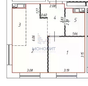 Продается 1-комн. квартира, 35,8 м²