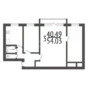 Продается 3-комн. квартира, 59 м²