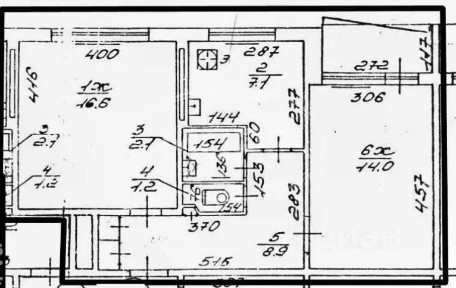 Продается 2-комн. квартира, 49,9 м²