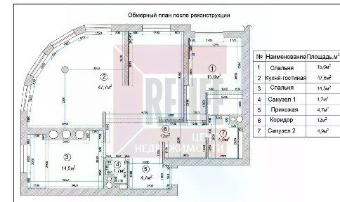 Продается 3-комн. квартира, 101 м²