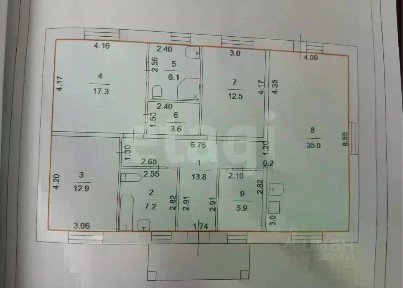 Продается 1-этажный дом, 140 м²