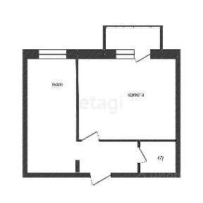 Продается 1-комн. квартира, 35,6 м²