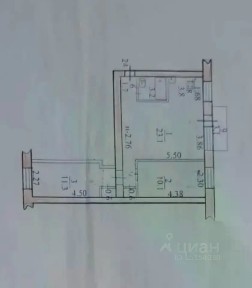 Продается 3-комн. квартира, 54,4 м²