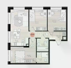 Продается 4-комн. квартира, 72 м²