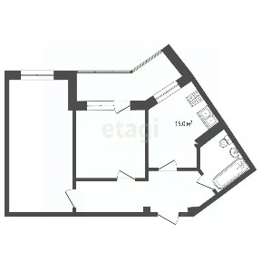 Продается 2-комн. квартира, 58,5 м²