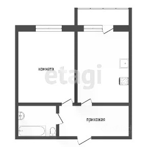 Продается 1-комн. квартира, 43 м²