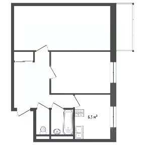 Продается 2-комн. квартира, 41,7 м²