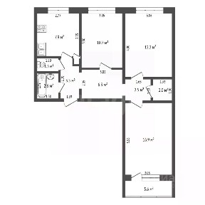 Продается 3-комн. квартира, 66,2 м²