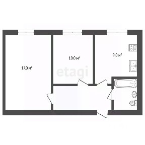 Продается 2-комн. квартира, 47,8 м²