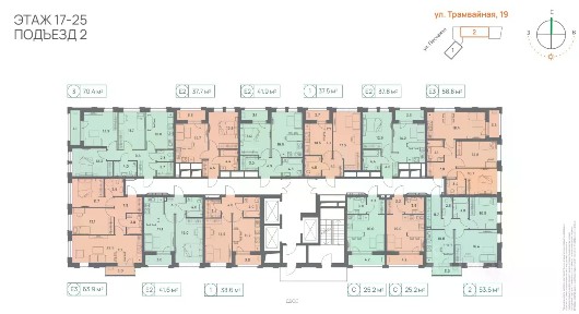 Продается 2-комн. квартира, 37,8 м²