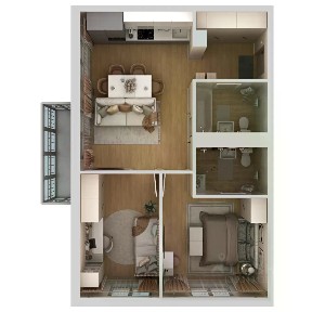 Продается 3-комн. квартира, 55,6 м²