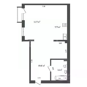 Продается 1-комн. квартира, 48 м²