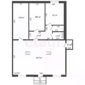 Продается торговая площадь, 87,9 м²