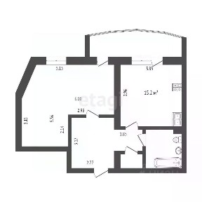 Продается 1-комн. квартира, 58 м²