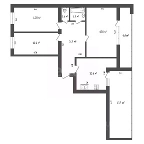 Продается 3-комн. квартира, 71,5 м²