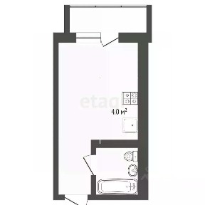 Продается студия, 24,7 м²